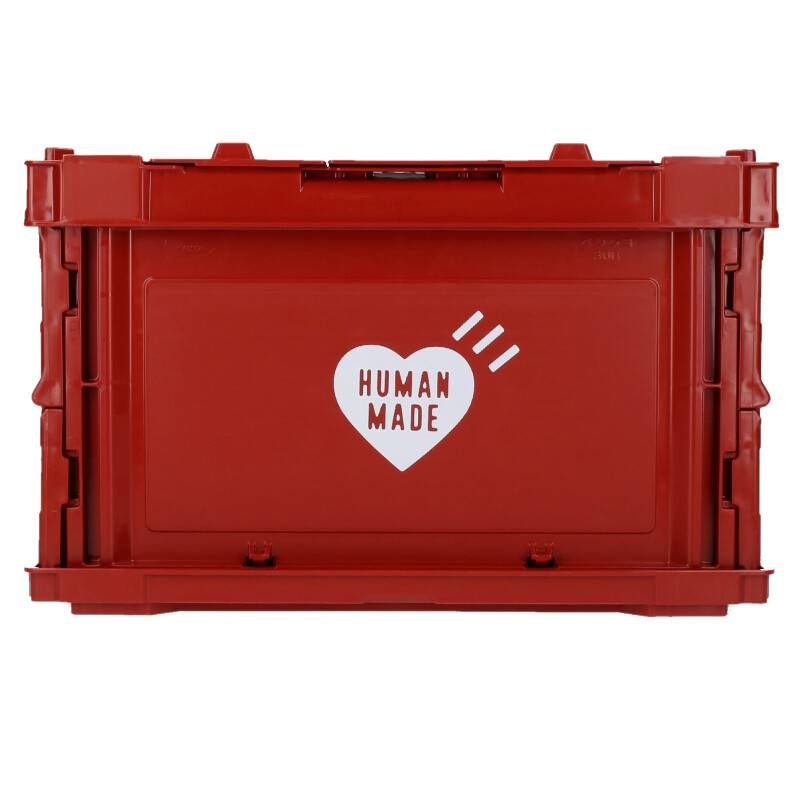カラーボックス HUMAN MADE CONTAINER 74L pink Human Made pink folding storage box car trunk storage box