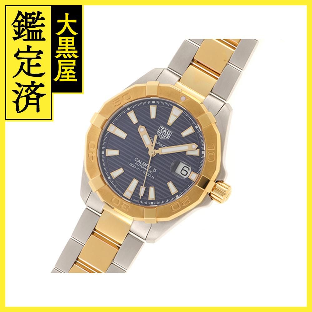 TAG HEUER　タグホイヤー　アクアレーサー　WBD2120.BB0930　GP/SS　オートマチック　ブルー文字盤　メンズ　 【430】2148103614576