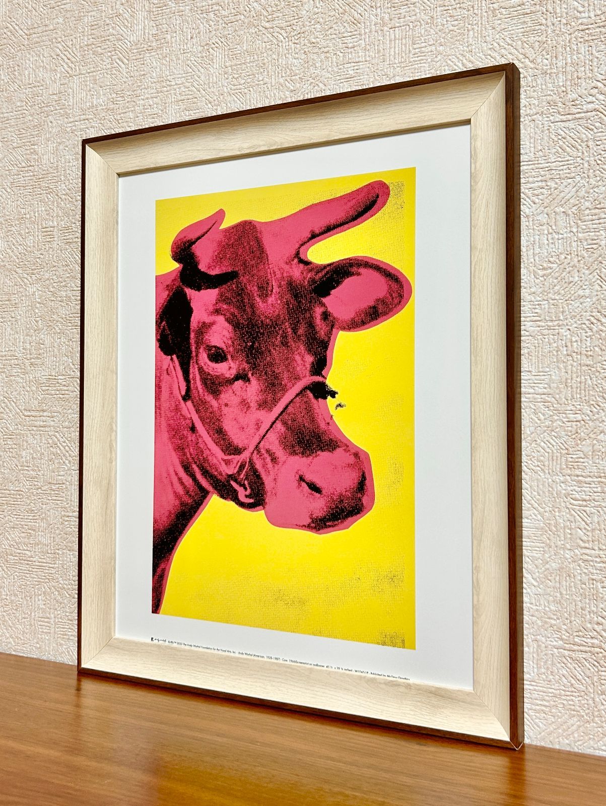 （ほぼ新品）絵画 新品☆額縁付アートポスター(BRUCE MCGAW GRAPHICS)アンディ