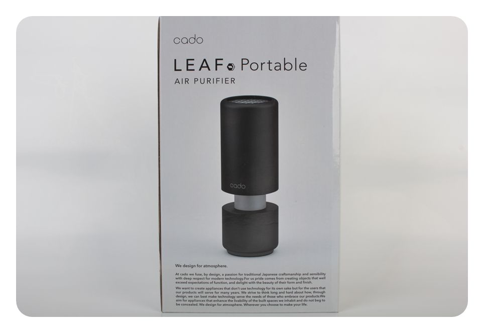cado LEAF Portable 空気清浄機 CS-T30 マットブラック Portable car