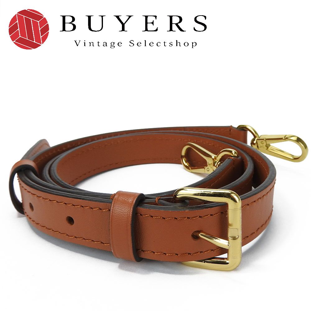 ルイ・ヴィトン LOUIS VUITTON ストラップ ブラウン レザー レディース