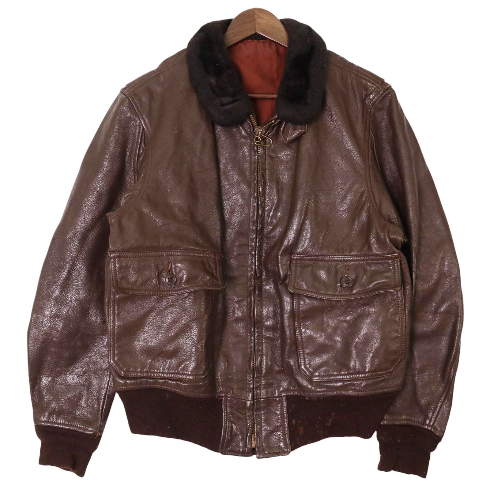 70年代 米軍実物 U.S.NAVY G-1 フライトジャケット ヴィンテージ