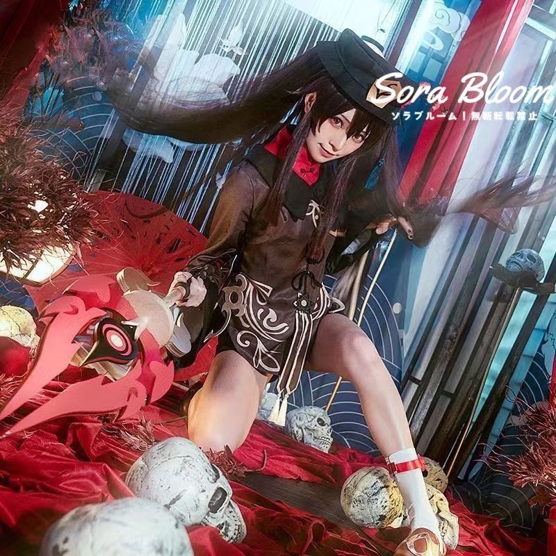 原神 胡桃 (フータオ) 璃月 (リーユェ) コスプレ衣装 豪華版 フルセット 原神 胡桃 (フータオ) 璃月 (リーユェ) コスプレ衣装 豪華版
