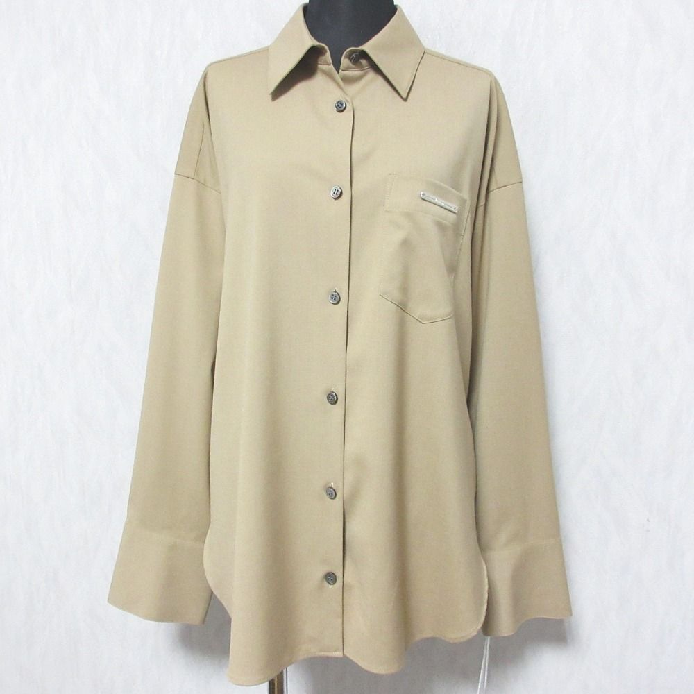 本物 BALENCIAGA / バレンシアガ | ビッグカラー オーバー シャツ シャツ+ブラウス(長袖+七分)