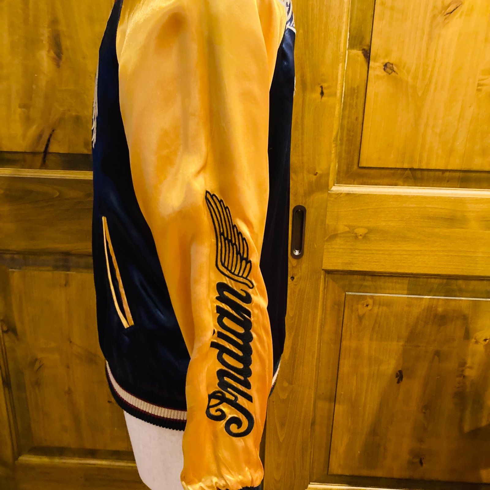 インディアンモーターサイクル スカジャン リバーシブル M - メルカリ