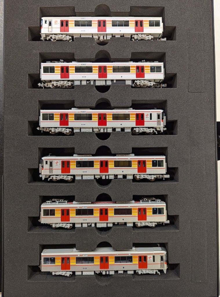 山陽電鉄6000系　4両セット 山陽電鉄 6000系 4両セット (4両セット) (鉄道模型) - ホビー