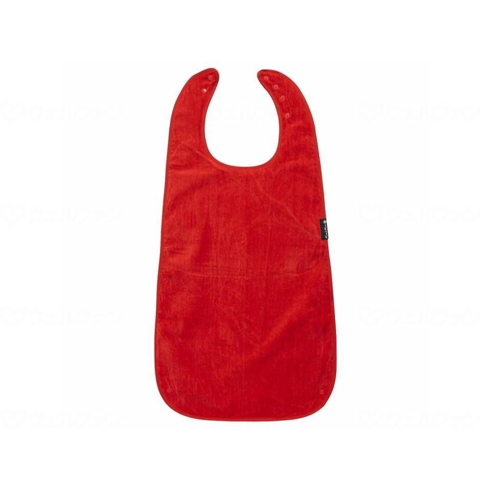 Mum 2Mum 食事エプロン レッド ロング M2M-SSORED 介護用品 （1点）