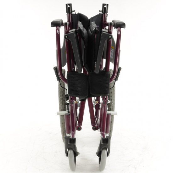 カドクラ車椅子 介助式 軽量 コンパクト アカシア パープル H201-PL M