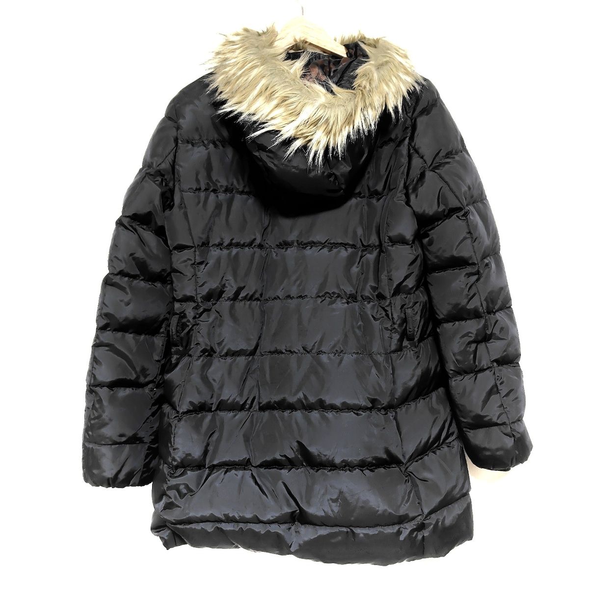 COACH コーチ ダウンコート サイズS レディース - 黒×ライトブラウン 長袖 フェイクファー ジップアップ ファー取り外し 冬
