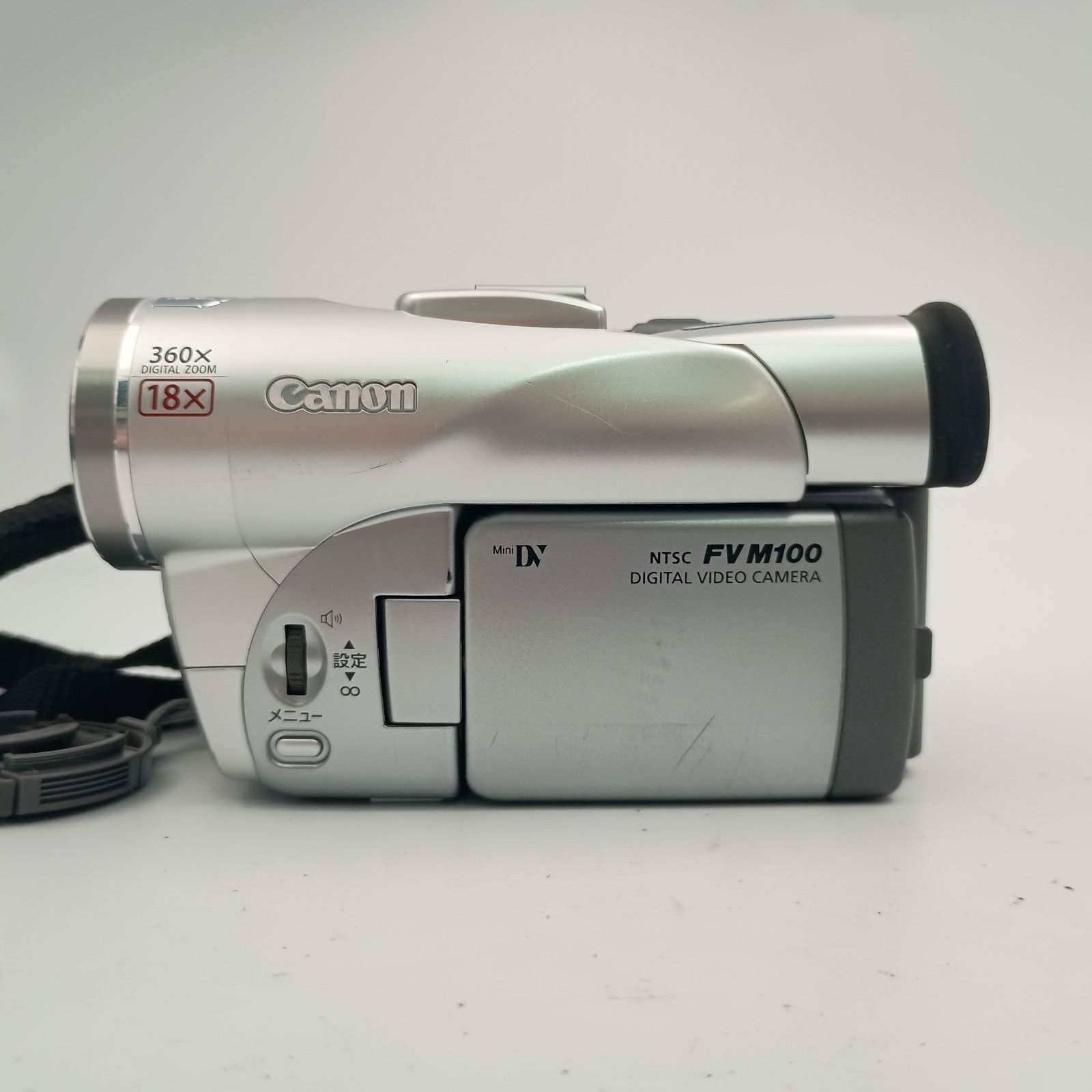 高評価アイテム Canon NTSC DM-FV M100 DIGITAL VIDEO CAMERA Mini DV Silver ビデオカメラ