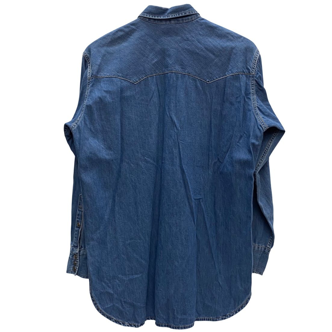 LEVI'S ウエスタンデニムシャツ 長袖 ショートホーン 米国 バレンシア