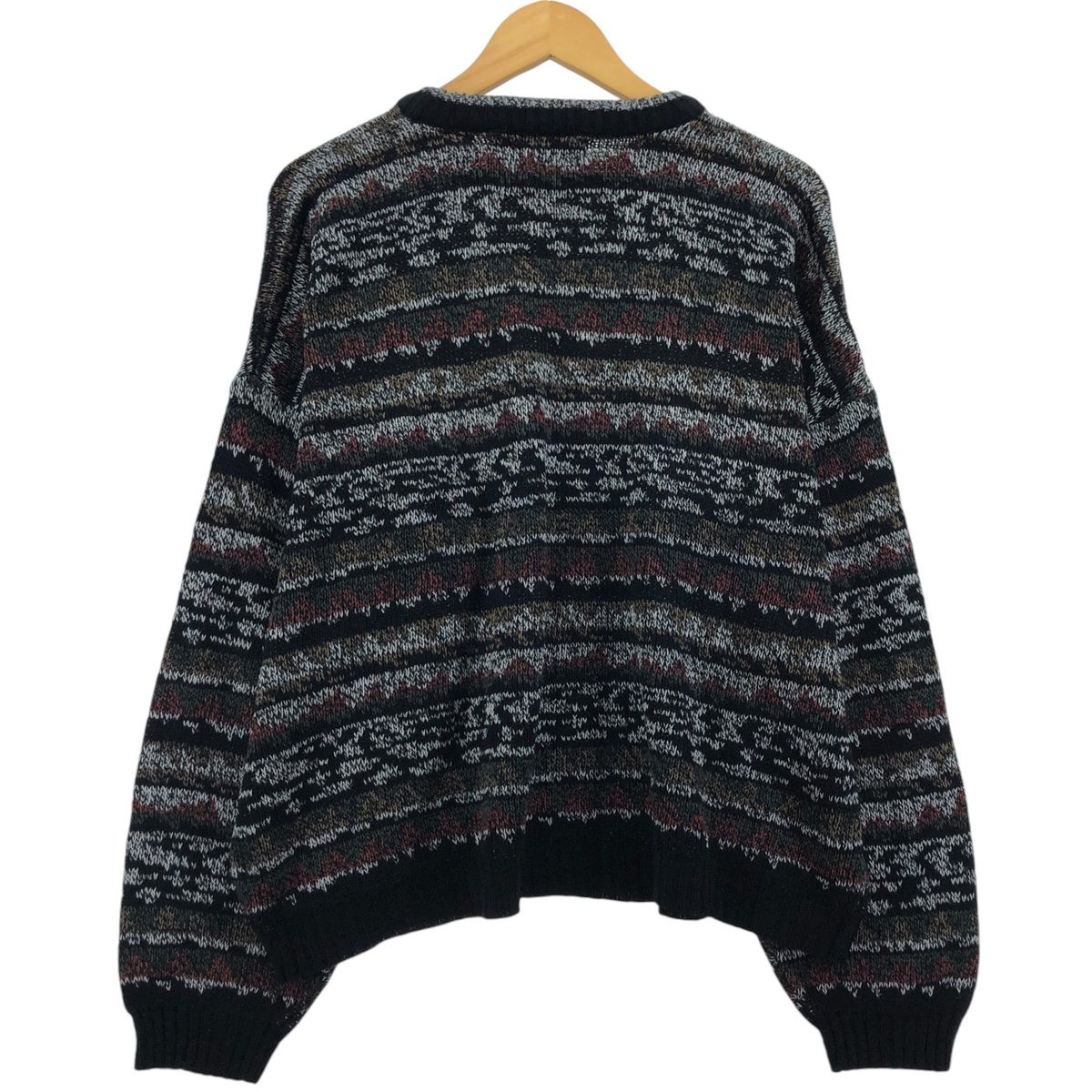 古着 90年代 MICHAEL GERALD 総柄 ニットセーター メンズXL相当