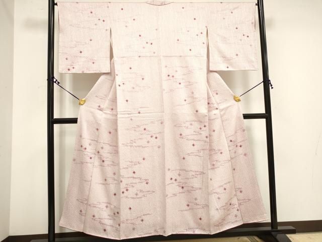 平和屋着物□大変加工の良い総絞り小紋 正絹 逸品 DAAV7451cd