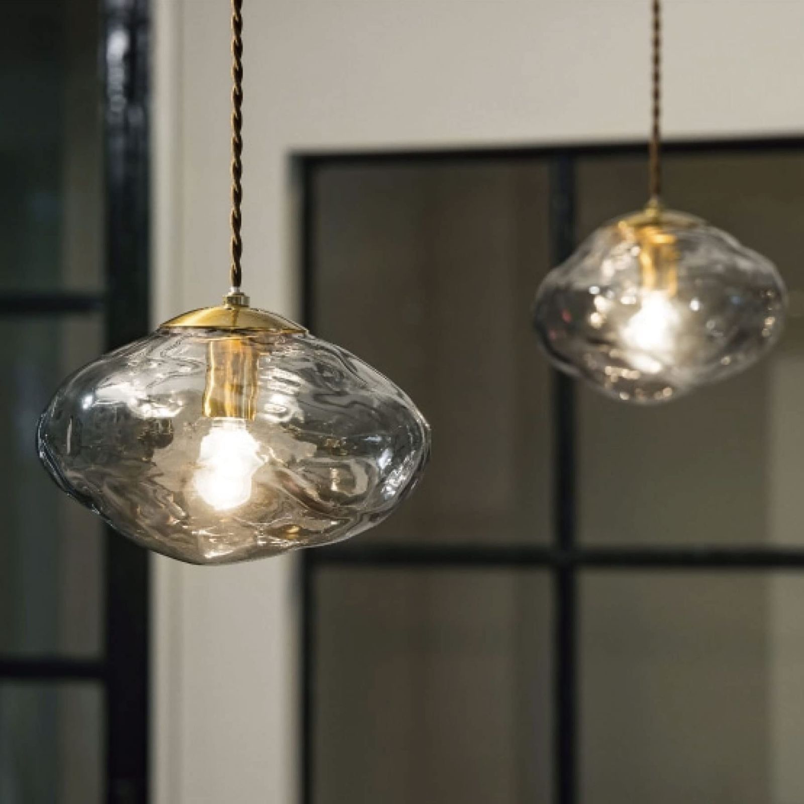 新品 インターフォルム ペンダントライト LT-4264AM ネロン アンバー