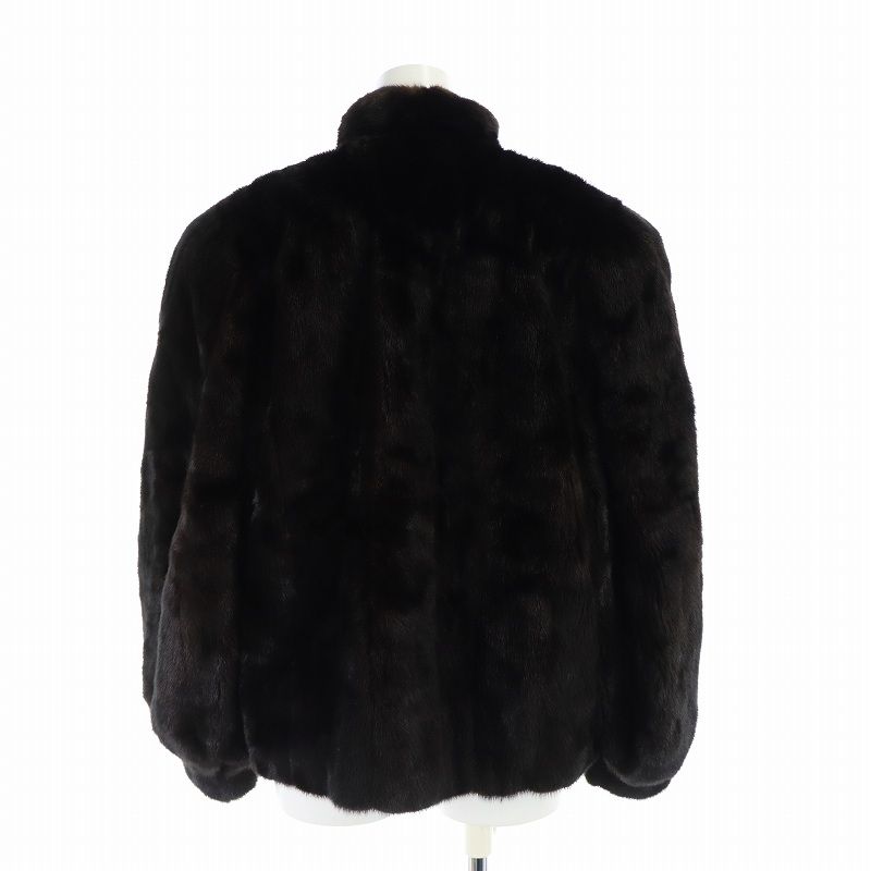 GUY LAROCHE 毛皮コート ダークブラウンブラック BLACKGLAMA - メルカリ