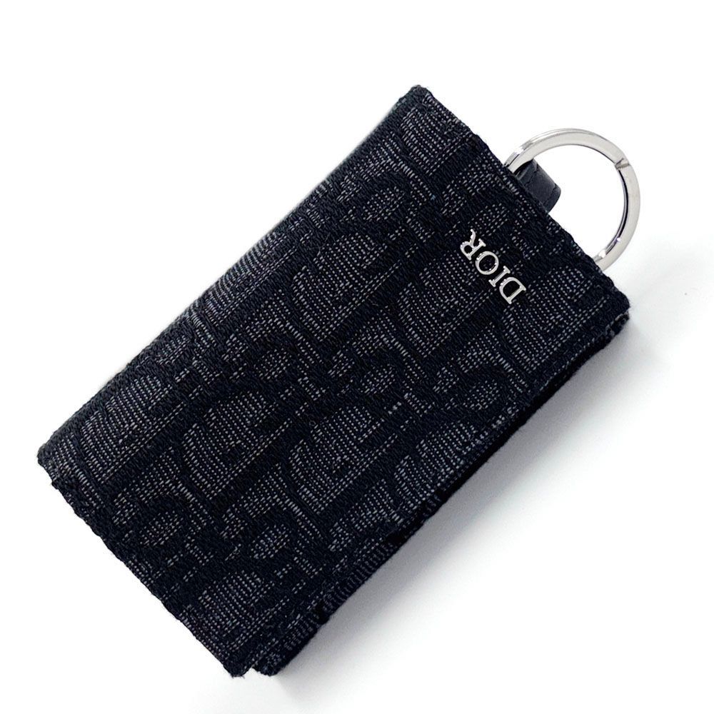 ディオール Christian Dior オブリーク ジャガード 6連キー