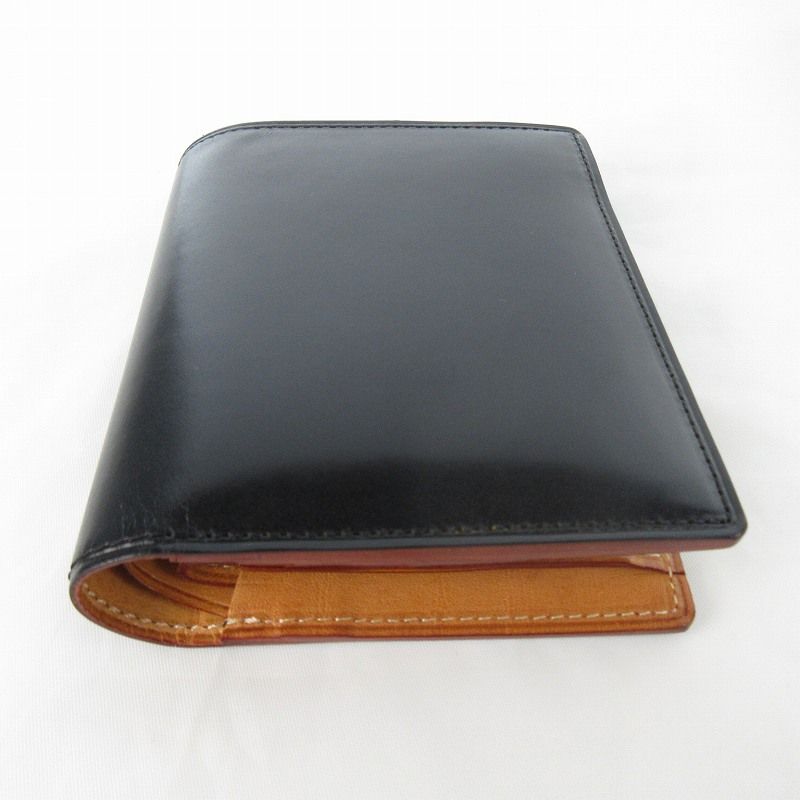 GANZO ガンゾ THIN BRIDLE シンブライドル 二つ折り財布 コンパクト