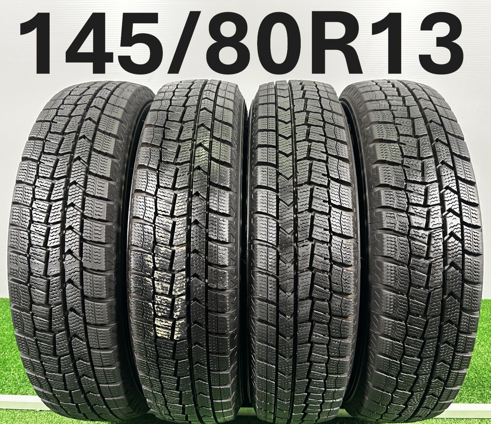 送料無料☆145/80R13 ダンロップ WM02 2020～2021年製 4本 冬