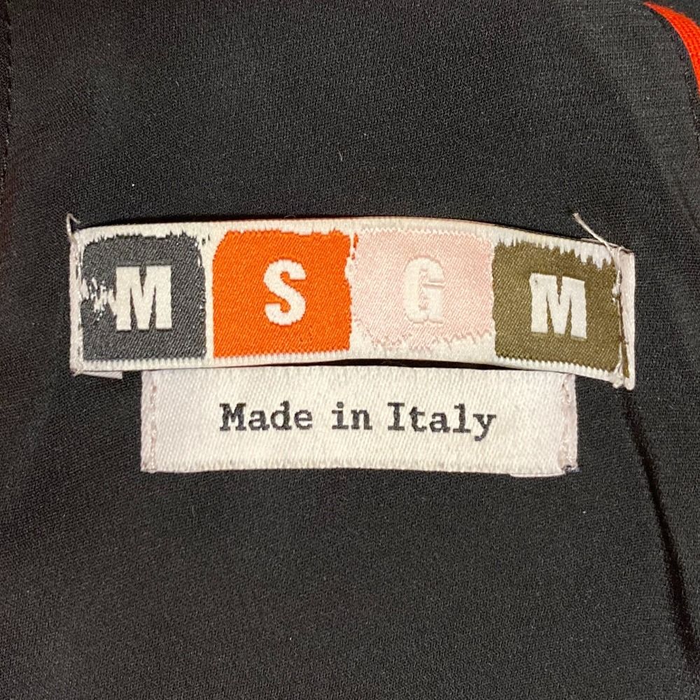 美品 MSGM エムエスジーエム バックオープン フリルヘム