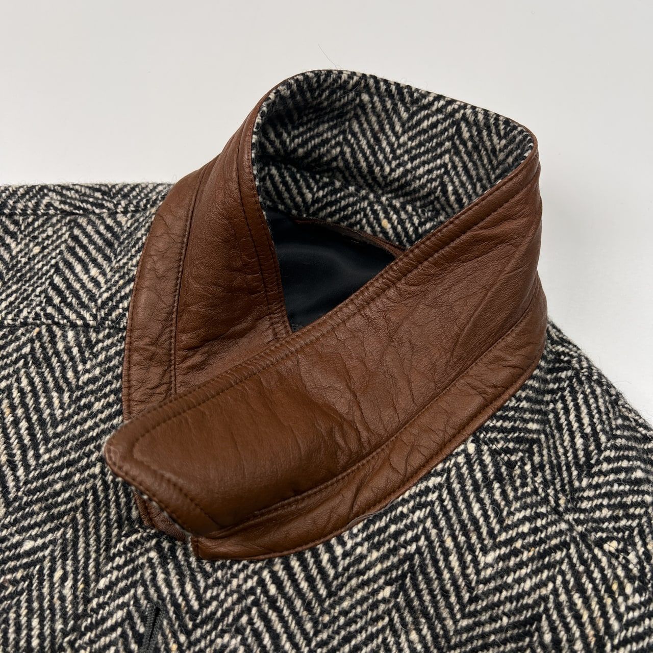 希少 レア vintage NINA RICCI ヴィンテージ ニナリッチ ネップ ツイード ウール ジャケット コート サイズ L /オールド/メンズ/ヘリンボーン 希少 レア vintage NINA RICCI ヴィンテージ ニナリッチ ネップ