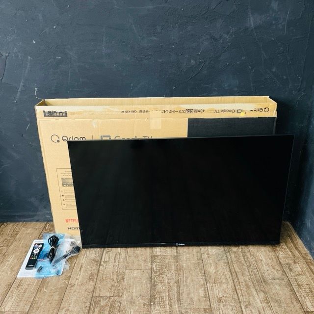 展示品 山善 キュリオム 43インチ チューナー非搭載 4Kスマートテレビ 