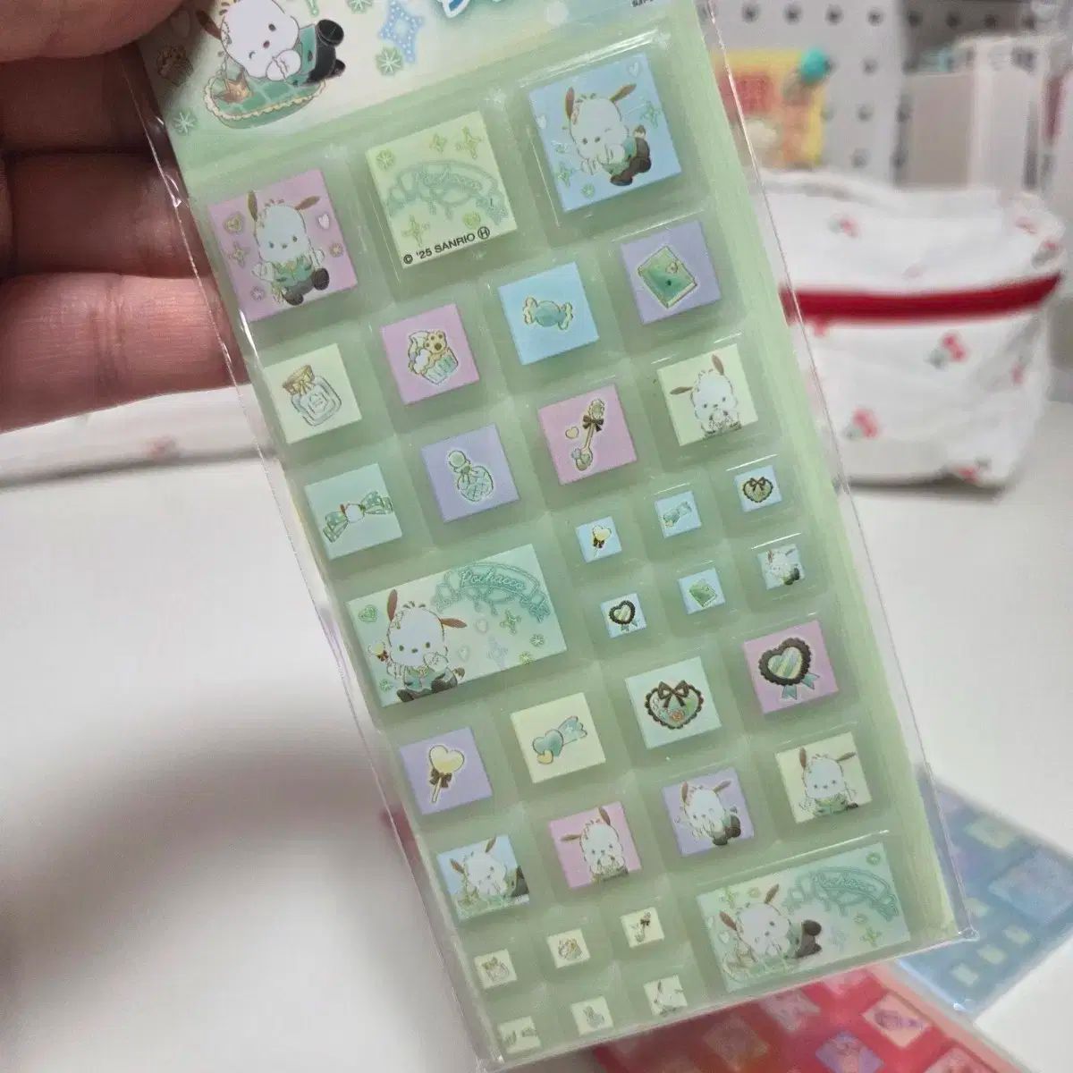 正規品 ポチャコ タイルステッカー サンリオ
