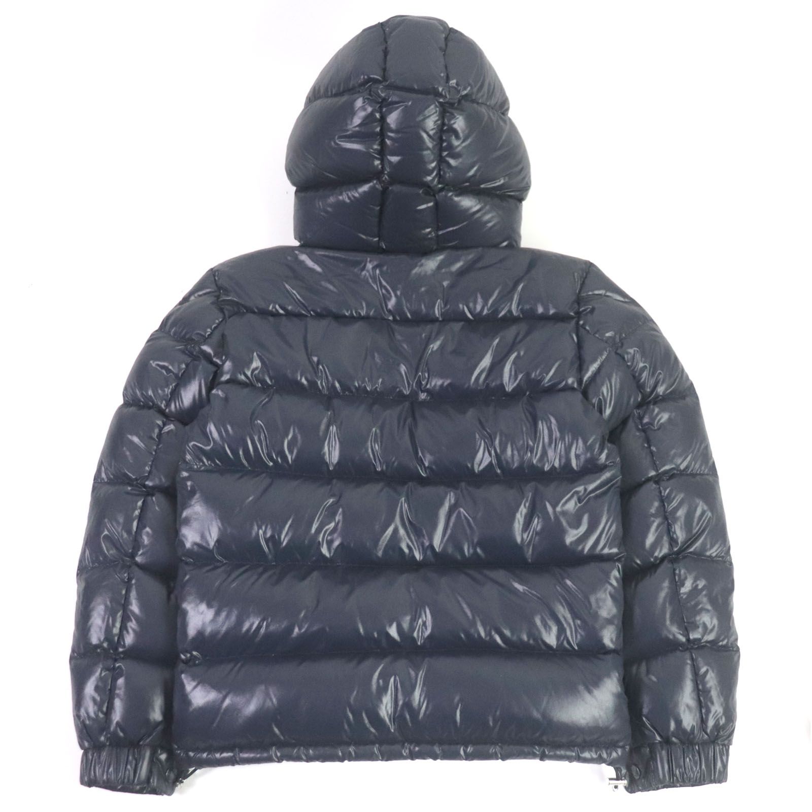 美品□MONCLER モンクレール BLIER ロゴワッペン付き WZIP フーデッド ...