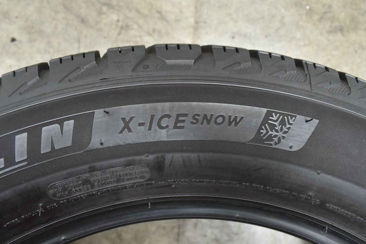 【海外定番】 バリ溝 ミシュラン X-ICE SNOW 225 55R17 1本 スタッドレス 交換用に 10アルファード セルシオ ヴェゼル オデッセイ スカイライン