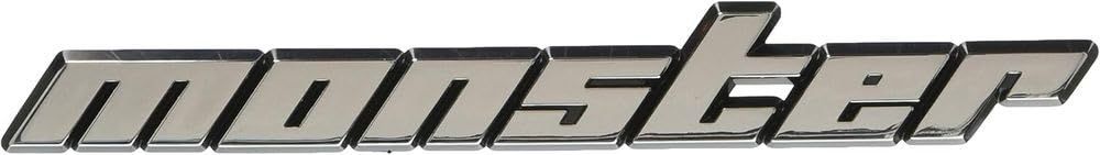 MONSTER SPORT メッキエンブレム ピン無 大 150×20mm ZZZE47