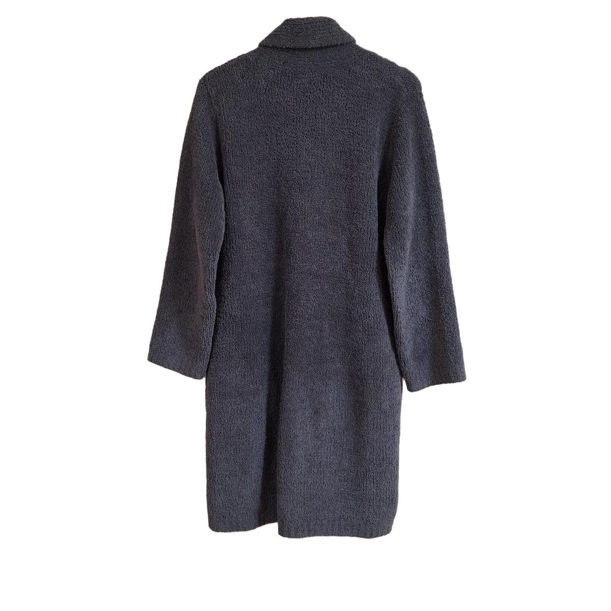 KASHWERE カシウエア コート サイズP M レディース - ダークグレー 長袖 パイル 冬