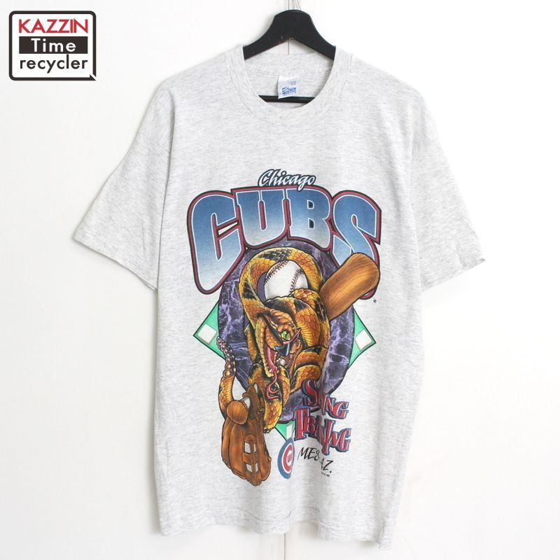 90s USA製 MLB vintage SALEM シカゴ・カブス アニマル 半袖T