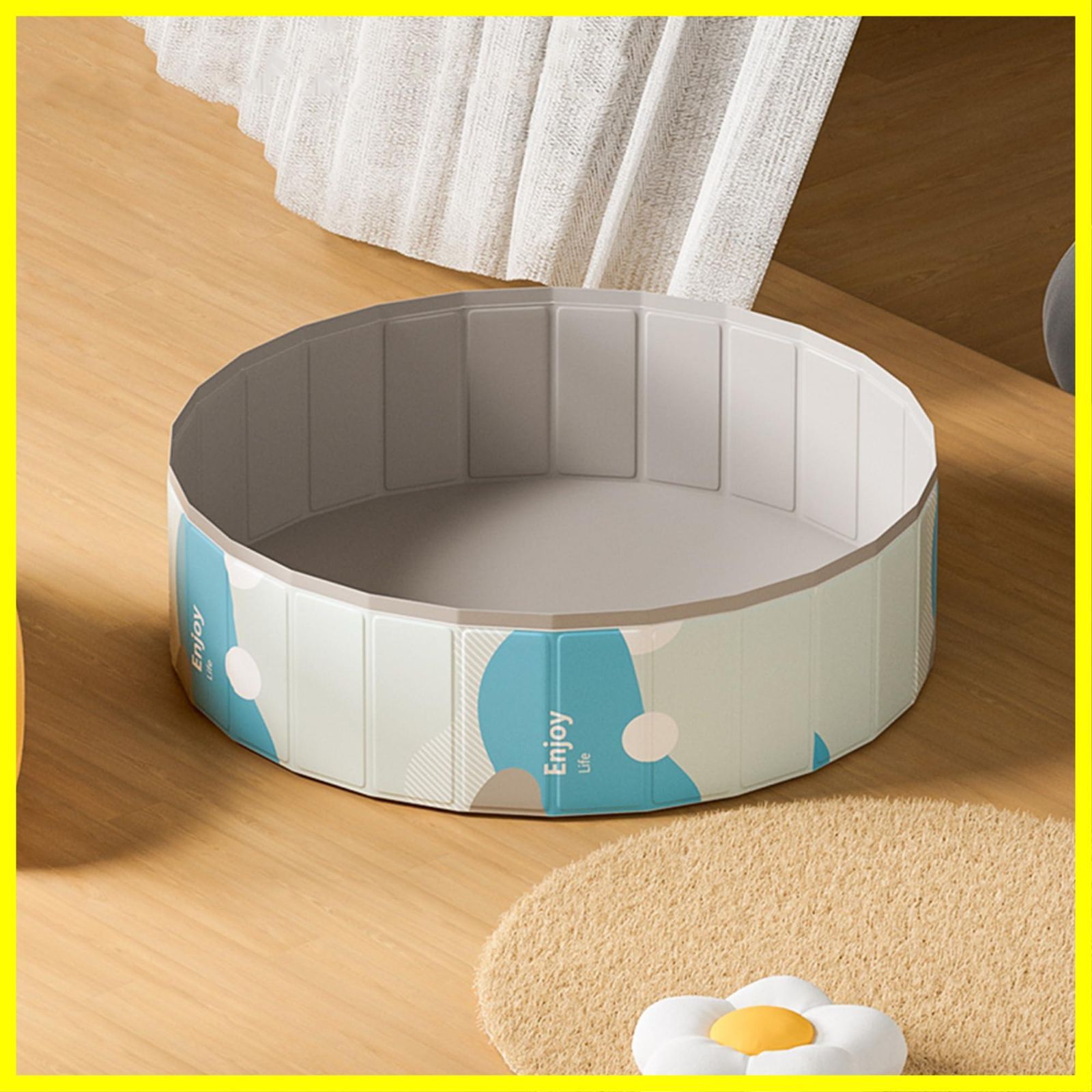 【在庫処分】折りたたみ式 子供用プール 空気入れ不要 ペットプール 80*20cm水遊びプール 暑さ対策 収納便利 Hyindoorプール ビニールプール 家庭用 ベランダ