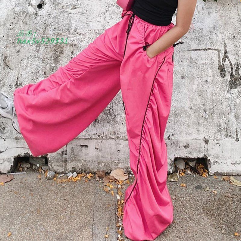 美品♪プリーツプリーズ ジョガーパンツ ドット 総柄 ライトパープル 2 美品♪プリーツプリーズ ジョガーパンツ ドット 総柄 ライトパープル 2