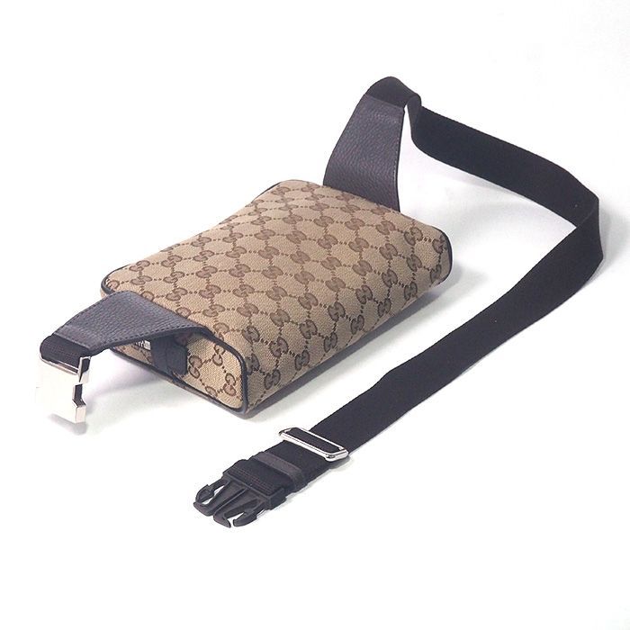 グッチ GUCCI GGキャンバス ウエストポーチ ボディバッグ 449174