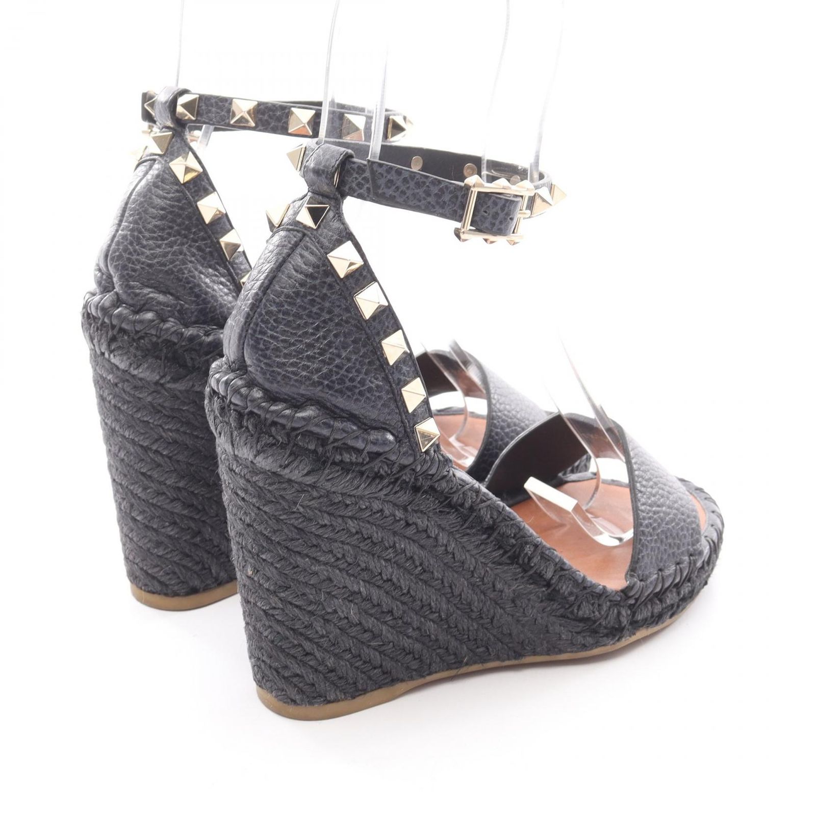 ヴァレンティノ ガラヴァーニ Valentino Garavani サンダル ロックスタッズ レザー くつ レディース Used B