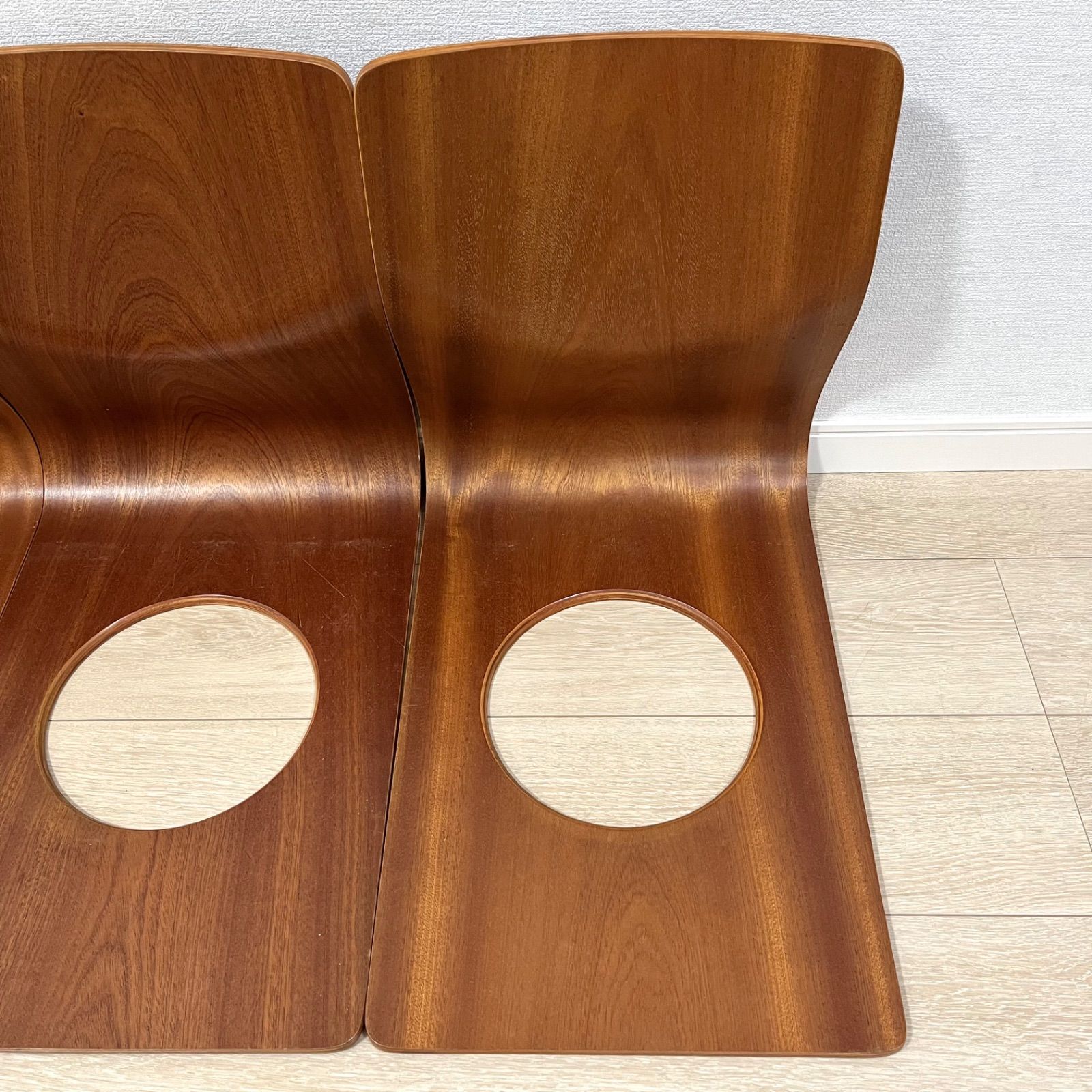 た11 3脚セット Tendo 天童木工 座椅子 藤森健次 曲げ木 プライウッド座椅子 曲木 座敷 和室 和家具 和モダン ジャパン ビンテージ