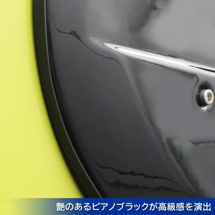 新品未使用 ジムニーJB64・74背面タイヤレスカバーピアノブラック ABS製 JB64W JB74W ジムニー 背面タイヤレス カバー ピアノブラック