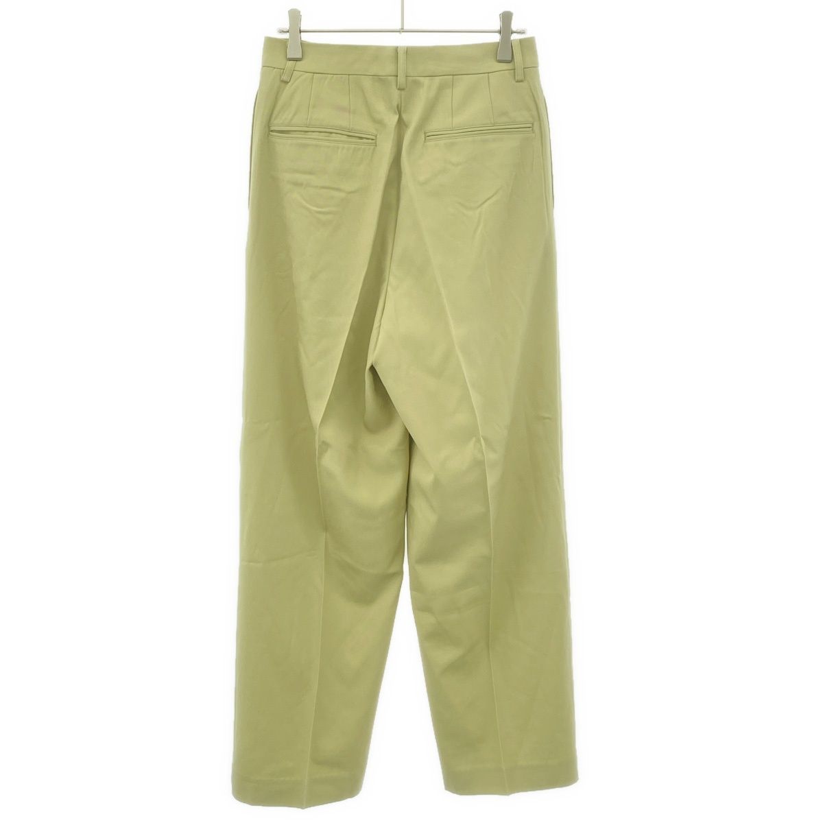 AURALEE オーラリー LIGHTWOOL MAX GABARDINE SLACKS スラックスパンツ A24AP04MG イエロー系 0