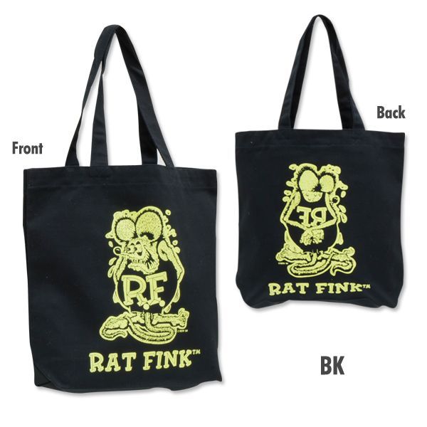 ラット フィンク トートバッグ 黒 RAT FINK 正規品