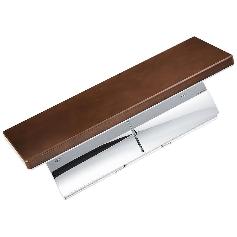 TOTO 二連紙巻器 棚付き 天然木 メタル製 ダルブラウン YH63BKS MWW 芯棒可動式