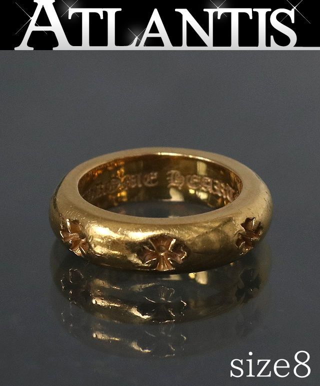 クロムハーツ/Chrome Hearts ネガティブ CHプラス リング 24号 SV925