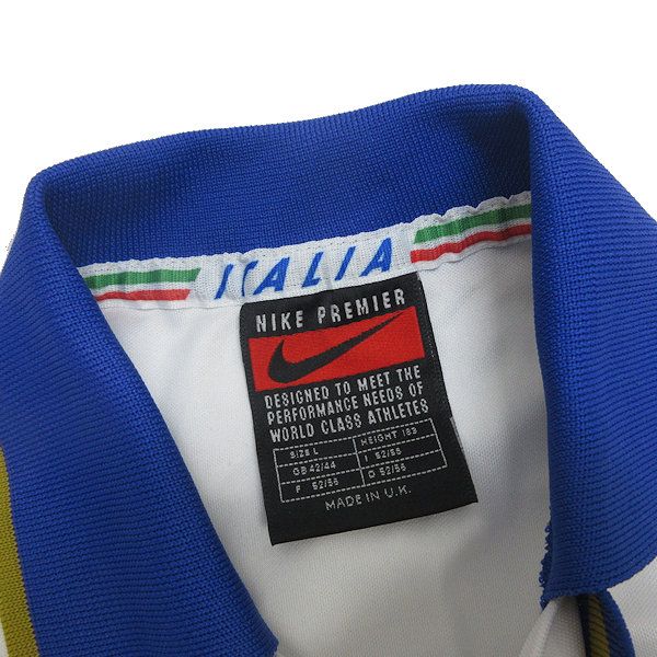 1996 NIKE ナイキ サッカー イタリア代表 アウェイユニフォーム
