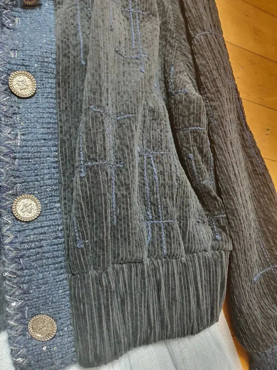 ミシャ コーデュロイ ネイビー ジャケット 55 GULLKHAN_COM