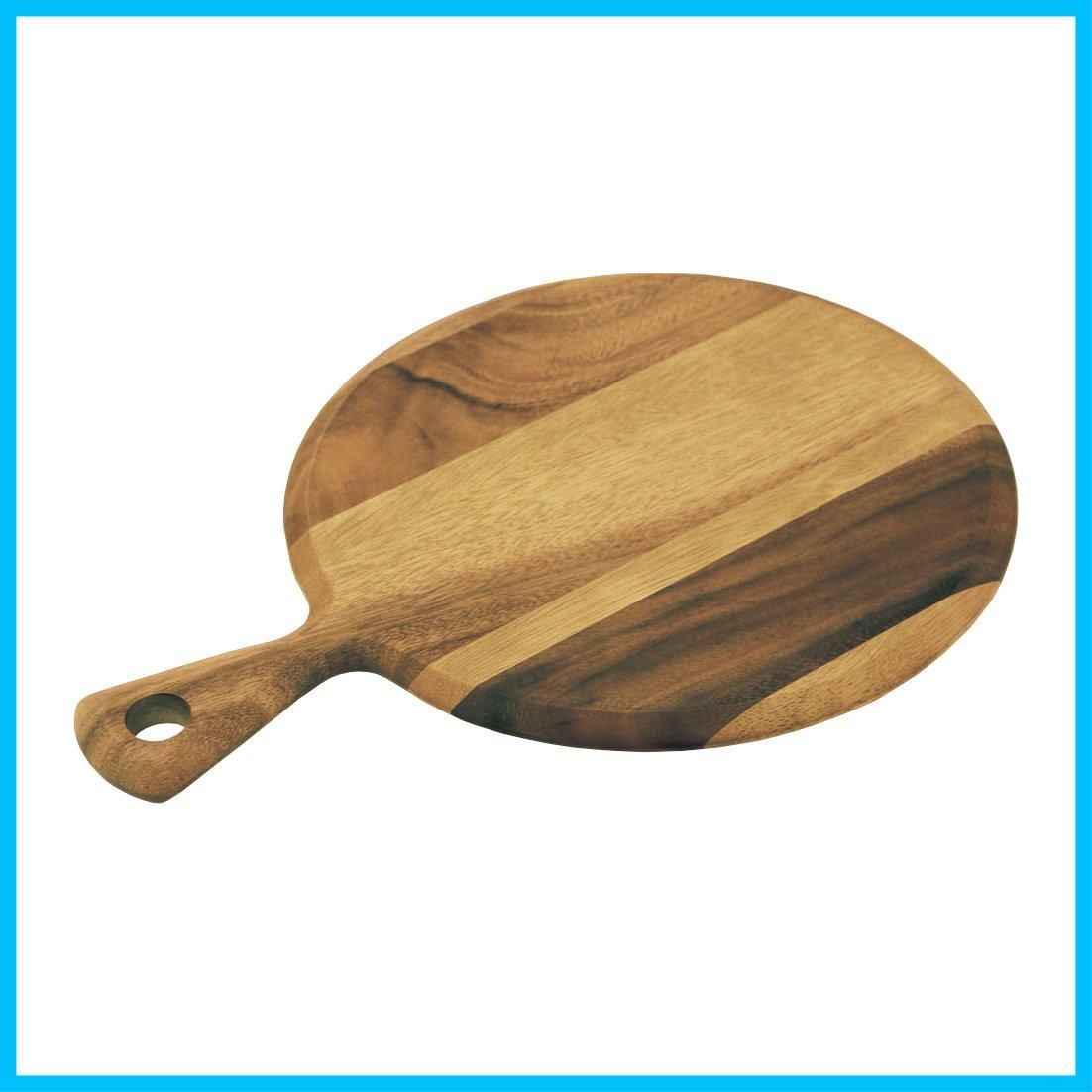 タイ円 新着商品】まな板 28cm 木製 パドルボード 円形 ViV アカシア ワールド