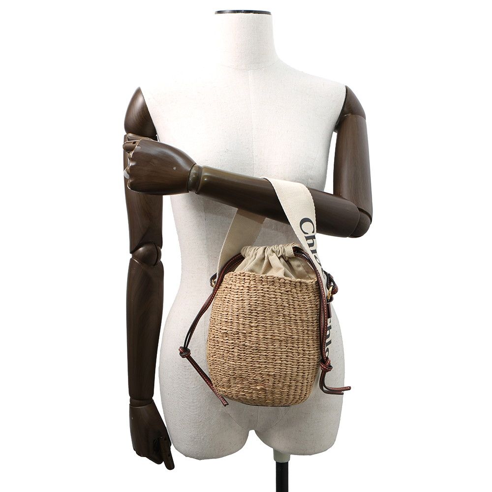 クロエ ショルダーバッグ CHC22SS381G55101 Chloe - 極美品☆Chloe クロエ CHC22SS381G55101 WODDY スモール