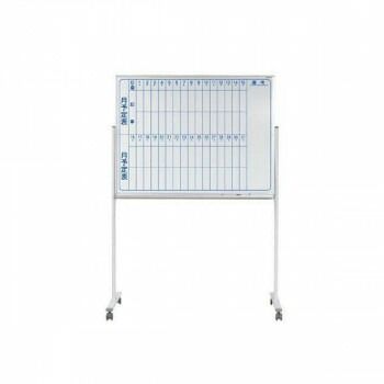 馬印 MAJI series マジシリーズ 片面脚付 スチールホワイト 予定表 W1272×D610×H1810mm MV34TMN