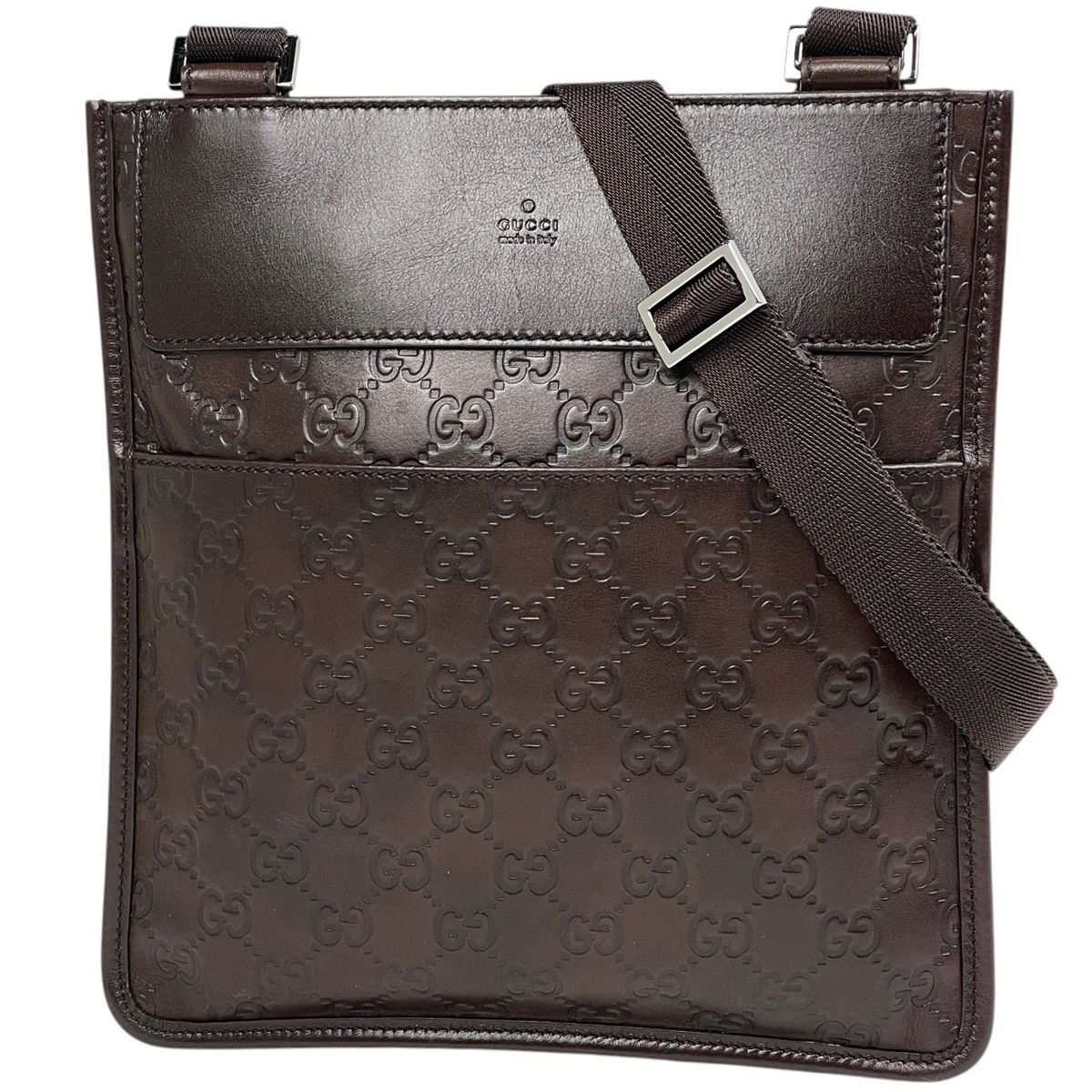 グッチ GUCCI グッチシマ ショルダーバッグ GG柄 斜め掛け