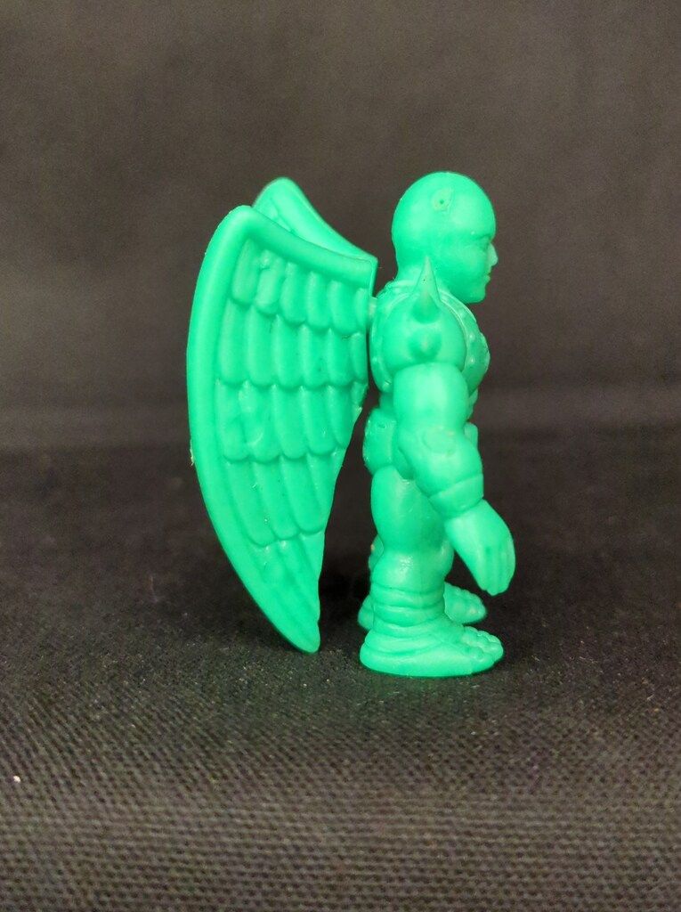 全国送料無料。 バンダイ キン消し 王位パート2 キン肉王位争奪編91年版 18ホークマンB 緑色