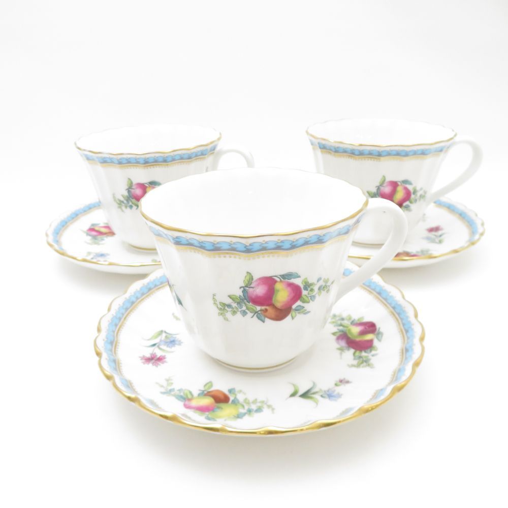 SPODE スポード トラップネルスプレイズ カップ＆ソーサー 3客 セット SM4756J2