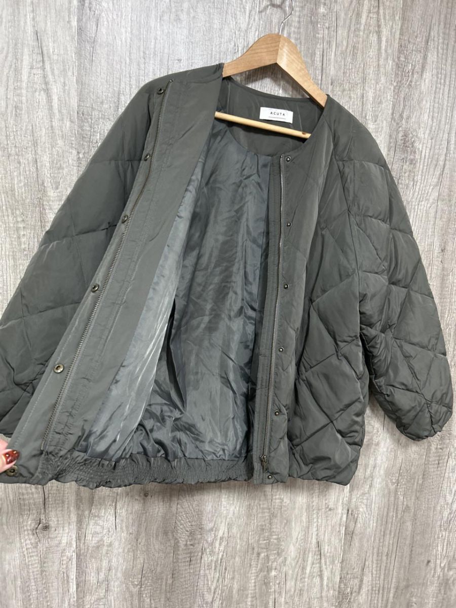 キルティング フェザー混